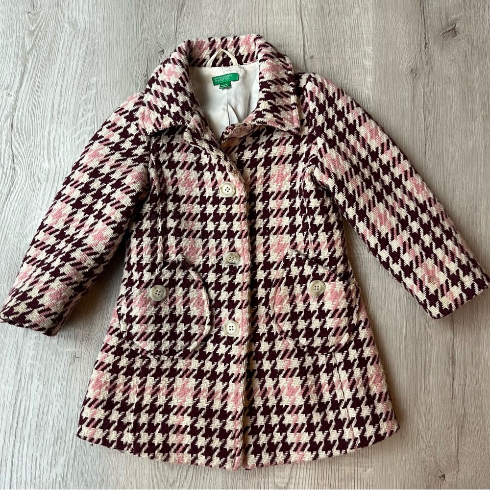 United Colors of Benetton Houndstooth Coat 18 mo